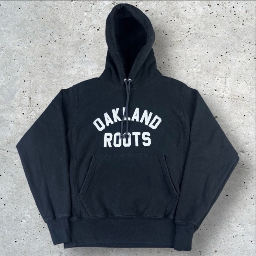 Champion Oakland Roots Black Pullover Sweatshirt Mens Medium
